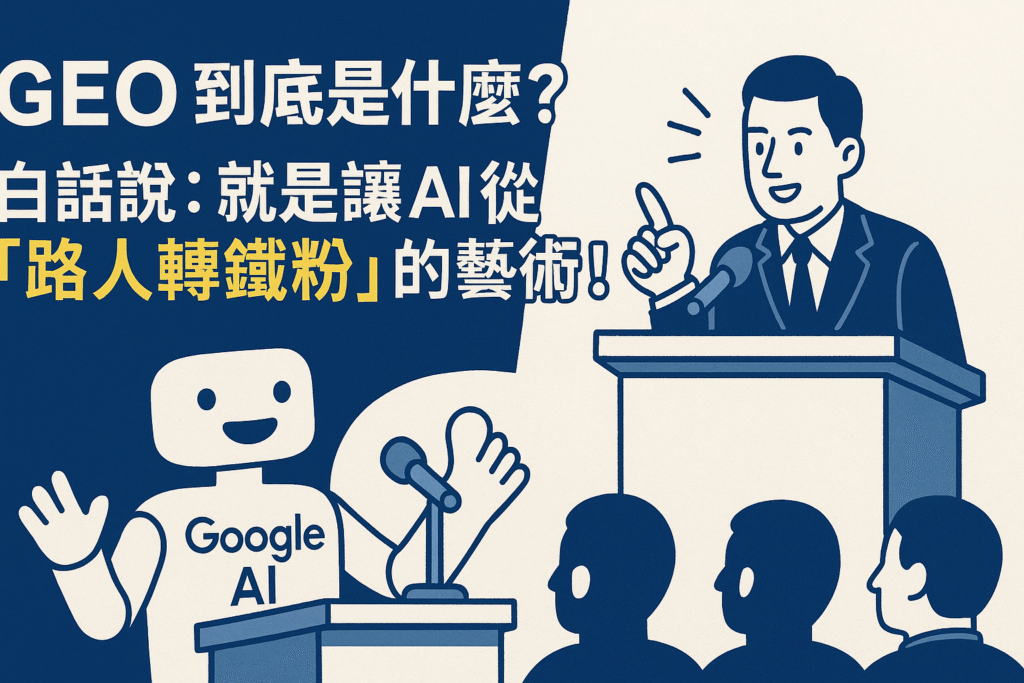 2025最新| GEO完全攻略🔥|別再佛系經營了!讓Google的AI搶著當你的免費代言人!