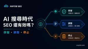 AI 搜尋時代 SEO 工作的保留、調整與停止決策指南